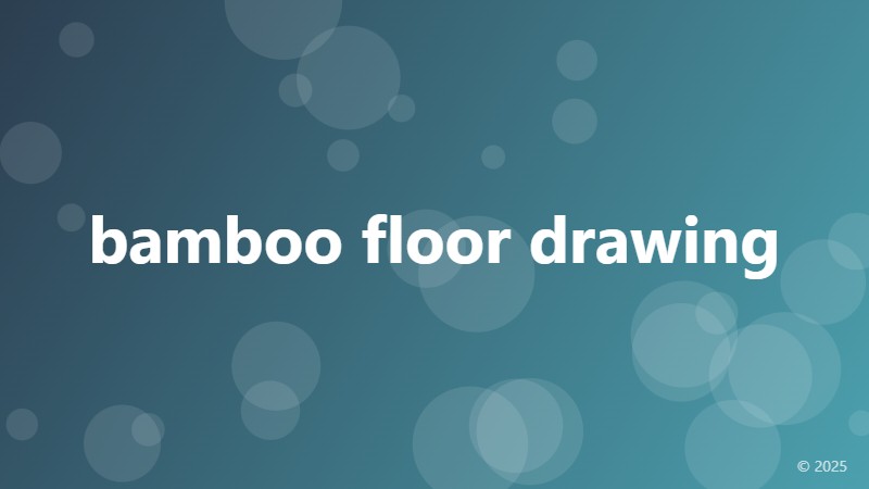 bamboo floor drawing