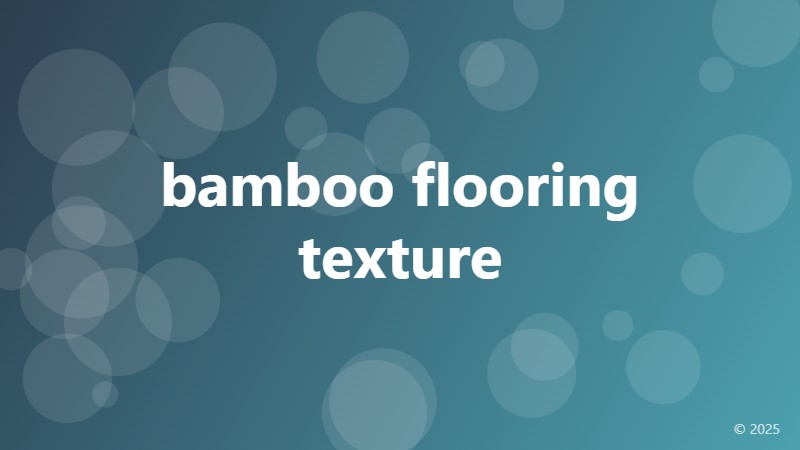 bamboo flooring texture